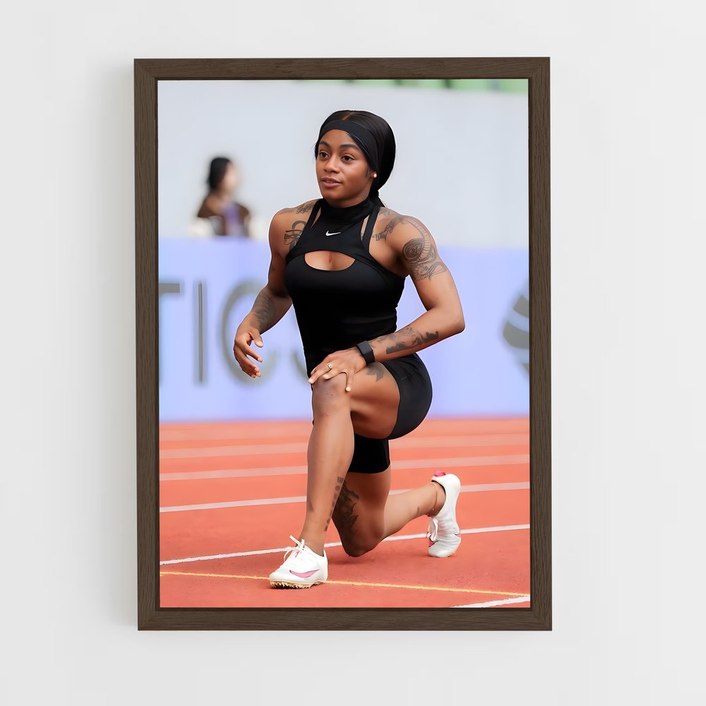 Poster Sha'carri Richardson Incarnée – affiche Athlétisme (vue 5)